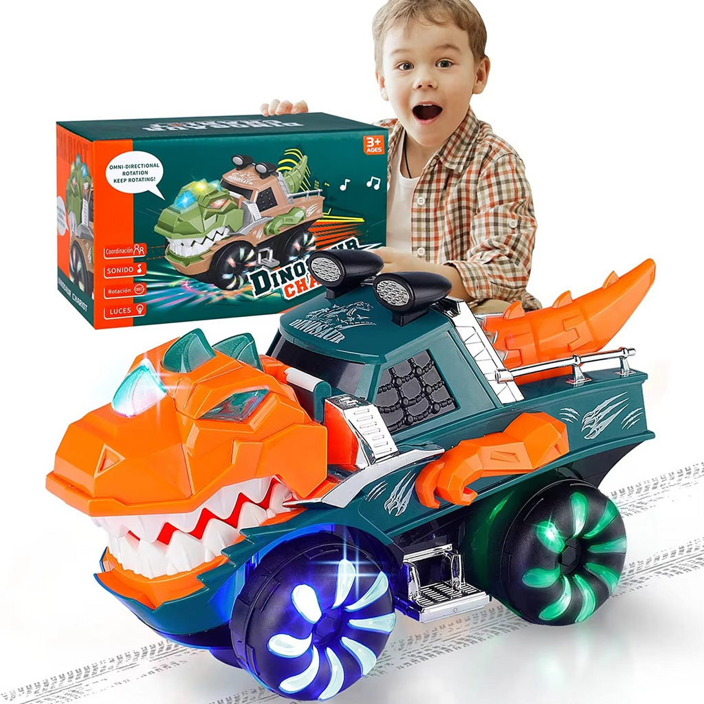 Dinosaur T-Rex Chomp Stunt Car Truck