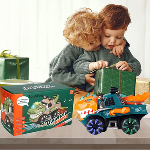 Dinosaur T-Rex Chomp Stunt Car Truck