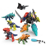 Dino Fusion Bots 5-in-1 Transforming Dinosaur Robot Toy (2 Option)