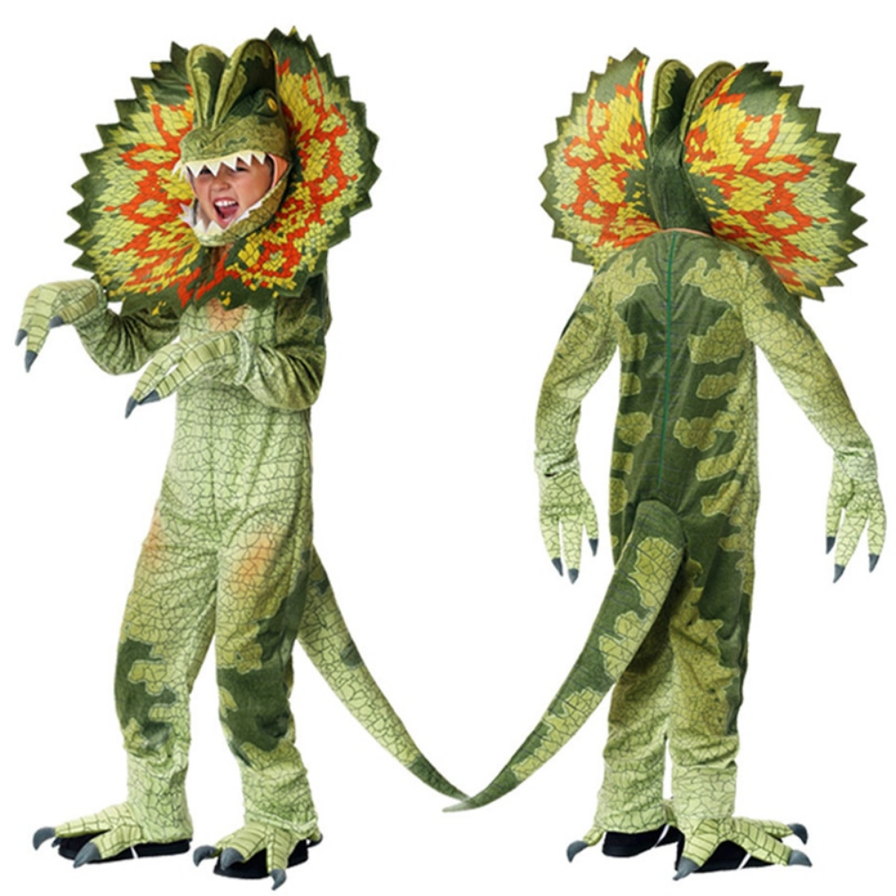 Triceratops Dinosaur Costume Suit (Size S-XL) Kids