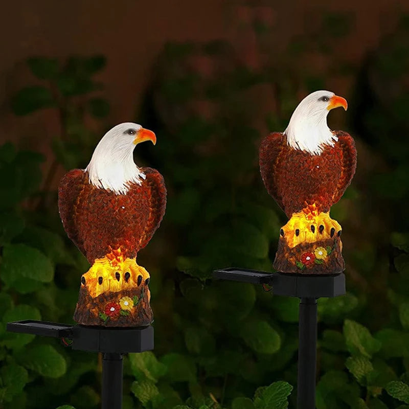 Solar Powered Eagle Garden Light