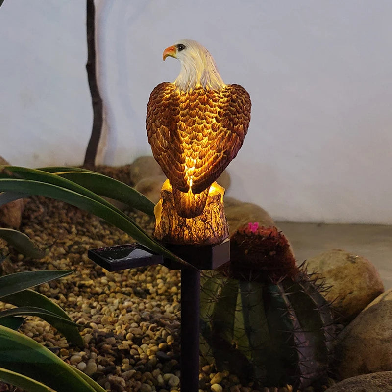 Solar Powered Eagle Garden Light
