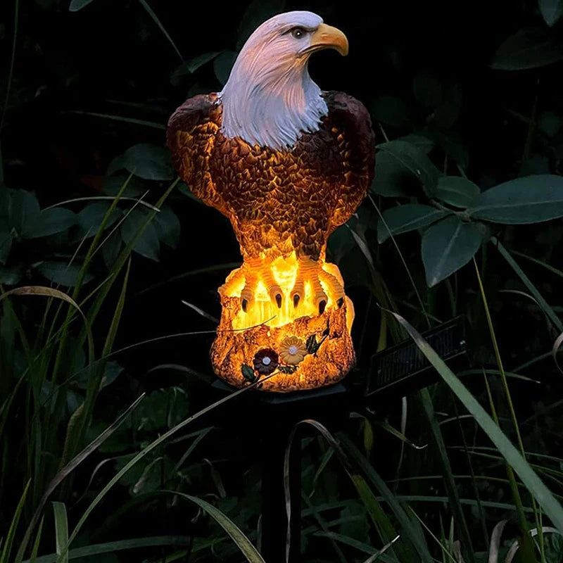 Solar Powered Eagle Garden Light