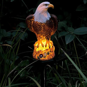 Solar Powered Eagle Garden Light