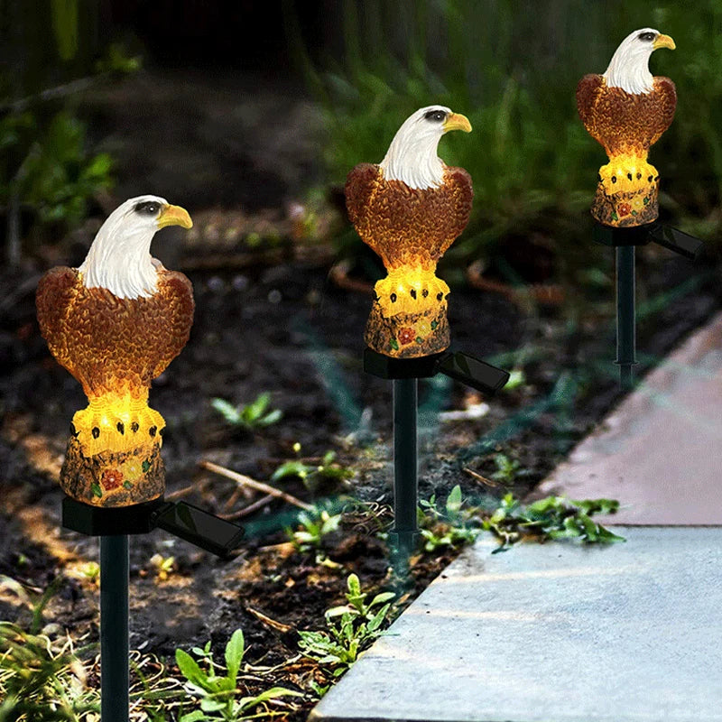 Solar Powered Eagle Garden Light