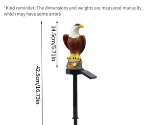 Solar Powered Eagle Garden Light
