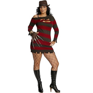 Final Girl Slasher Dress Costume (Size S-3XL)