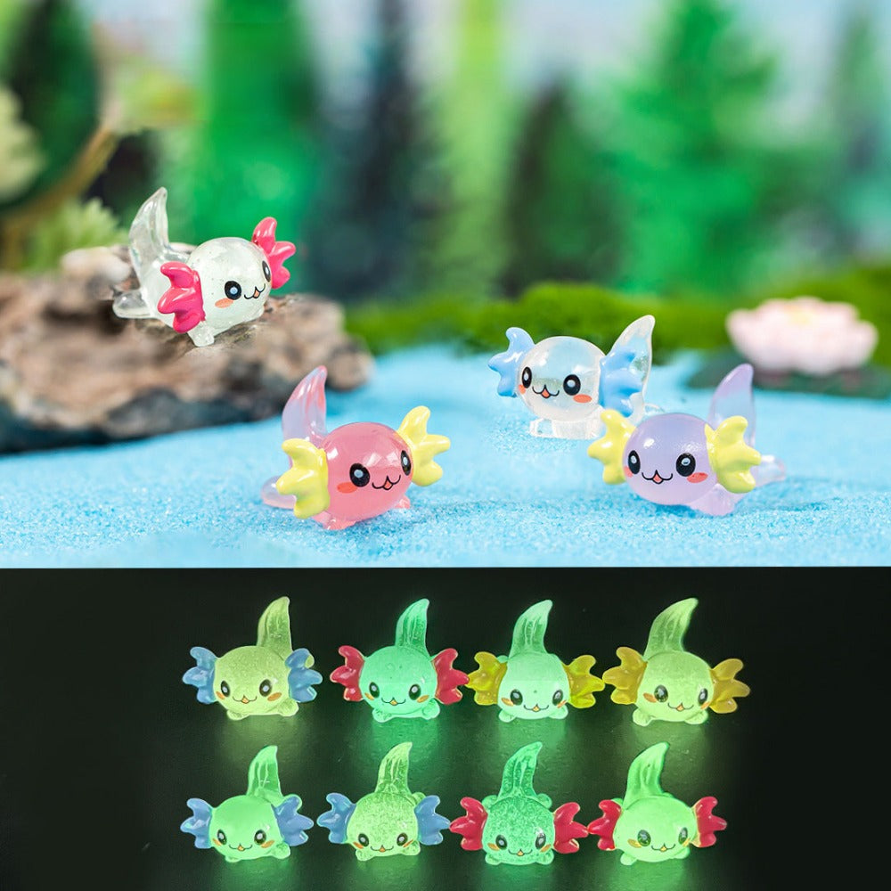 Glow In The Dark Axolotl Miniatures (10PCS-50PCS)