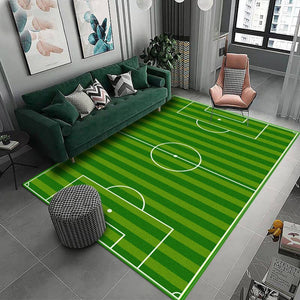 Football Field Carpet Rug