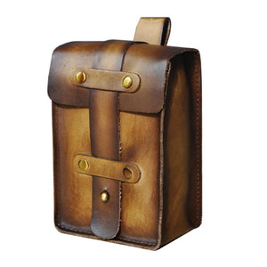 Satchel Hip Belt Leather Bag 