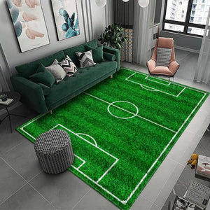 Football Field Carpet Rug