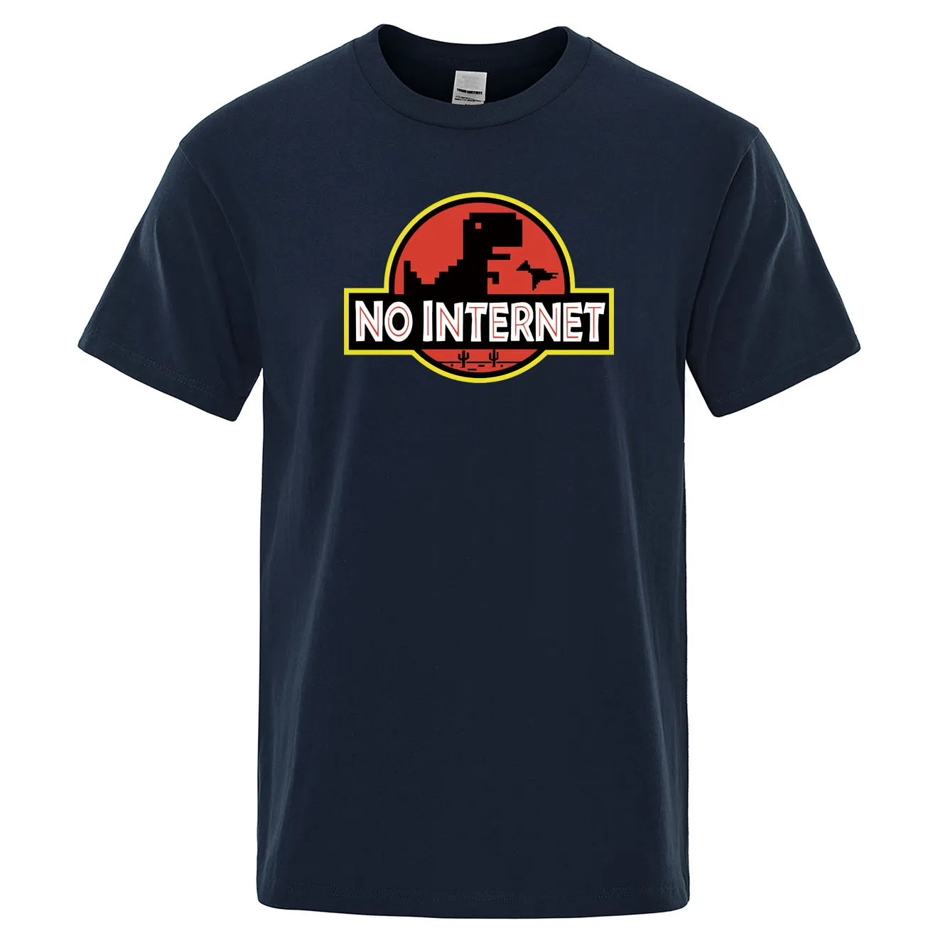 No Internet T-Rex T Shirt (5 Colors) S-3XL