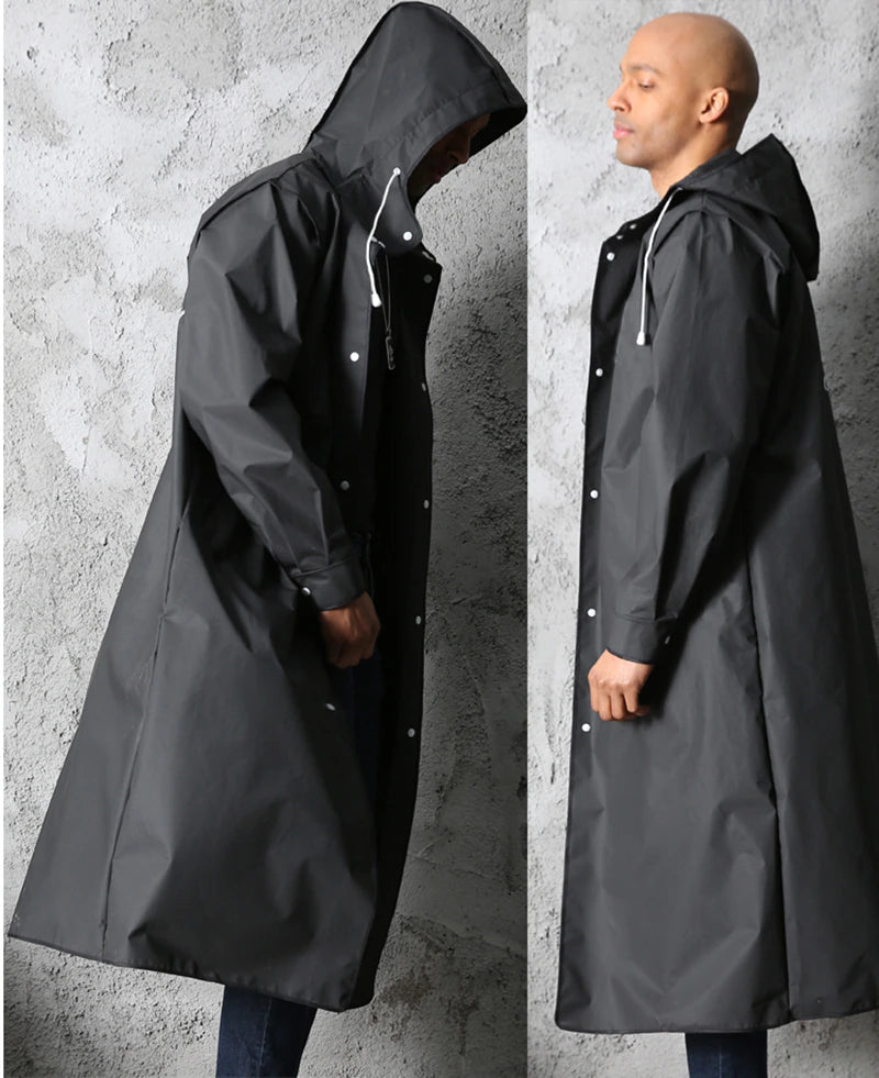Hooded Raincoat Costume (Size L-3XL)
