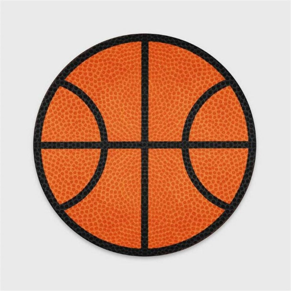 Basketball Round Carpet