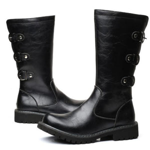 Urban Biker Buckle Boots w/ Lace-Up (7 Style) Size 5-12