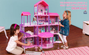 LED Princess Grand Castle Doll House Toy Set