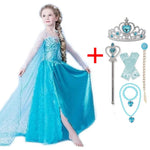 Blue Princess Dress Costume Set (Size 3T-10T) Child's Size