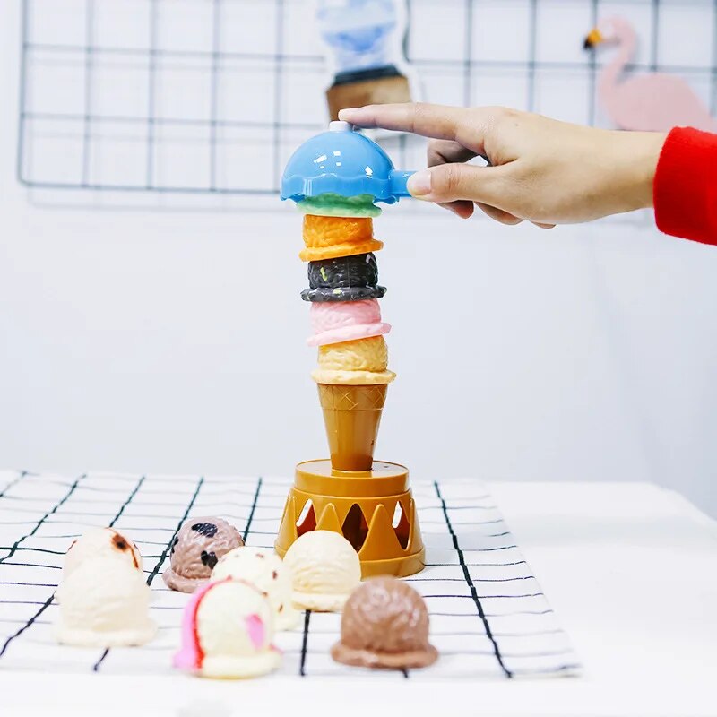 Ice Cream Scoop Stack Up Toy Set