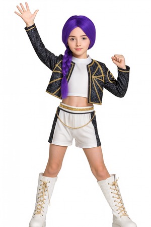 Starlight Performer Cosplay Costume Set (3 Options) Children's Size Optional Wig
