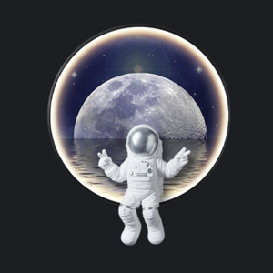 LED Moon astronaut Wall Lamp (10 Style) 2 Colors