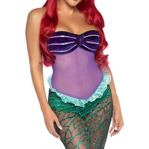 Mermaid Dress Siren Costume (2 Style) S-XL