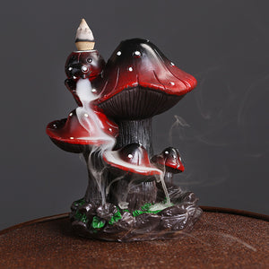 Mushroom Waterfall Backflow Draft Incense Burner