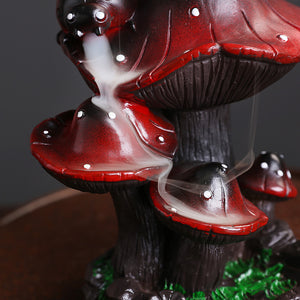 Mushroom Waterfall Backflow Draft Incense Burner