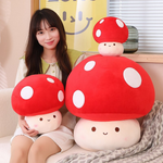 Kawaii Mushroom Stuffed Pillow Plush