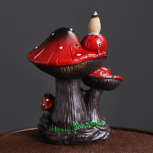 Mushroom Waterfall Backflow Draft Incense Burner