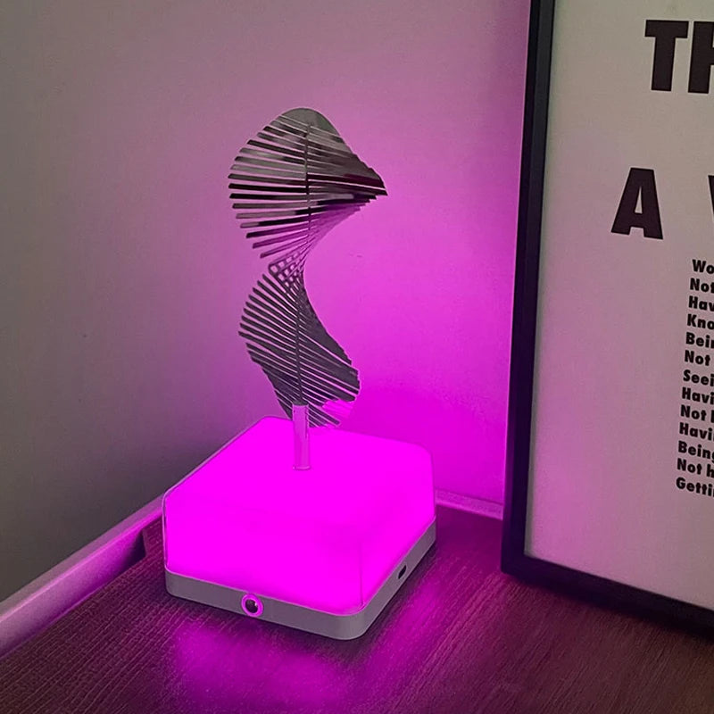 3D Illusion Rotating Night Light Lamp (10 Style)