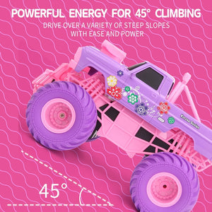 Remote Control Pink Off-Road Truck Car Toy Set (3 Style)