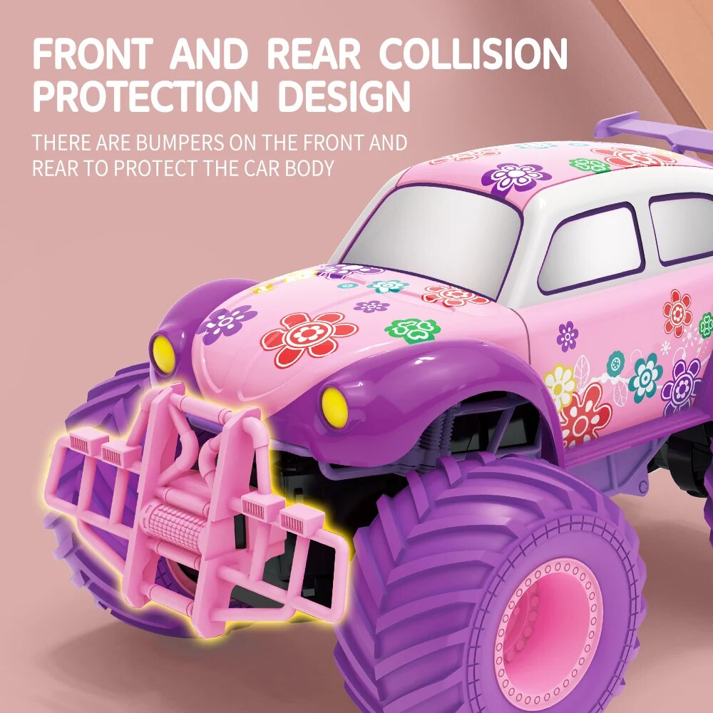 Remote Control Pink Off-Road Truck Car Toy Set (3 Style)