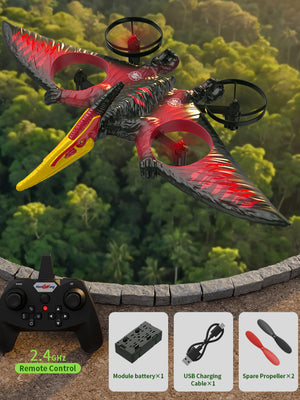 Flying Dragon Dinosaur RC Stunt UFO Drone (2 Colors)