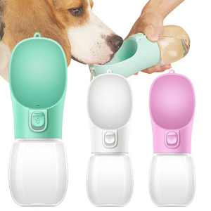 Portable Pet Food Water Bottle Dispenser 