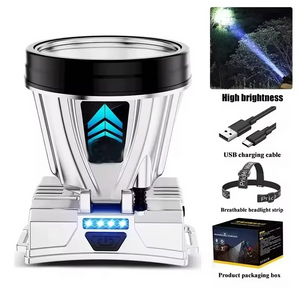 Extremely Bright Rechargeable Headlamp 1200mAh Waterproof