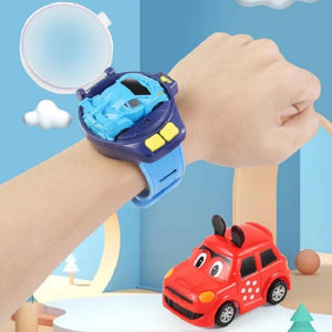 Mini RC Car Toy Watch with LED Light (5 Colors) Rechargeable