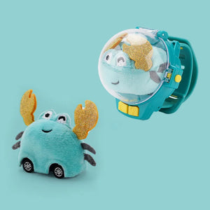 Mini RC Car Toy Watch with LED Light (Rabbit or Crab) Rechargeable