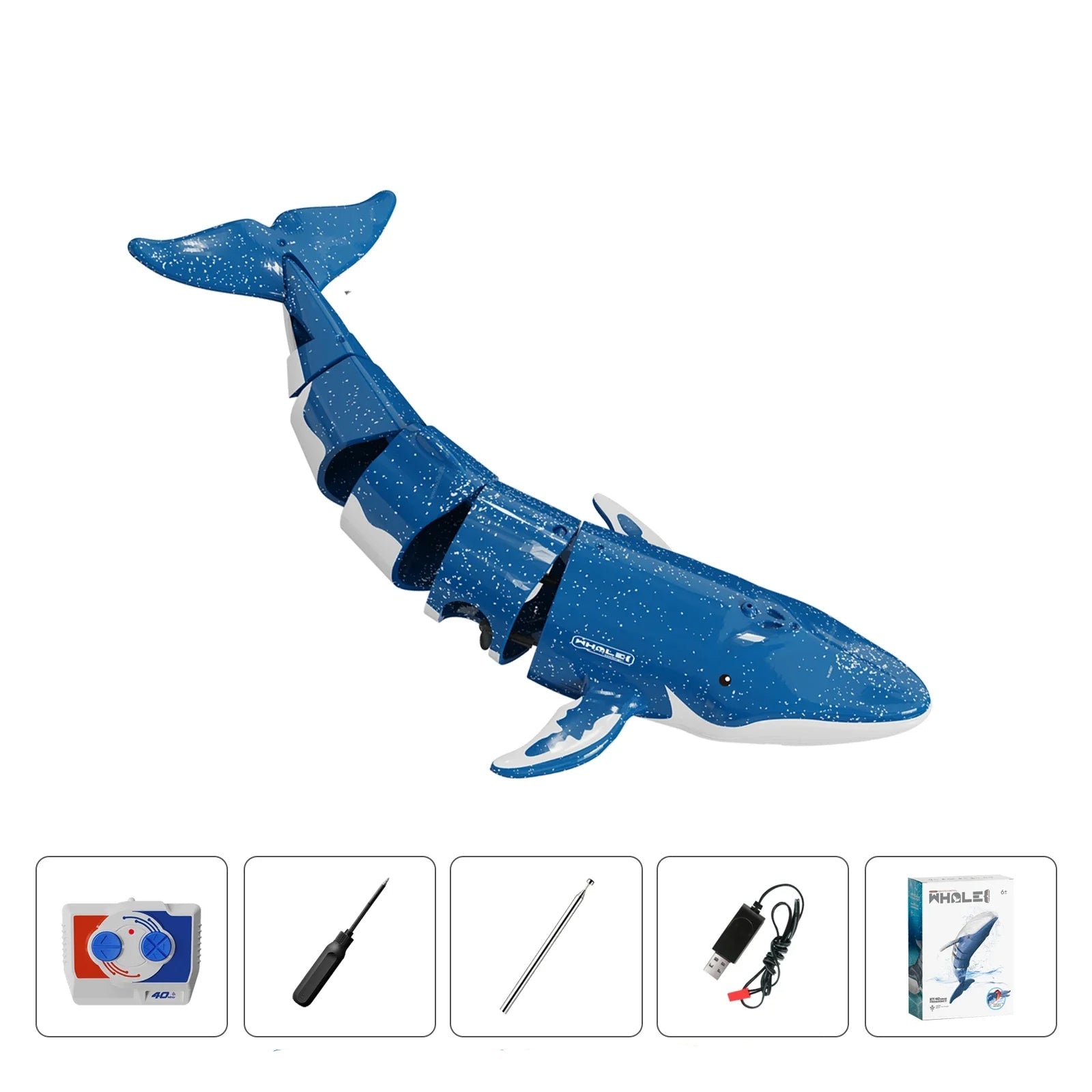 RC Ocean Animals Shark Dolphin Stingray & Whale Water Toy (11 0ptions)