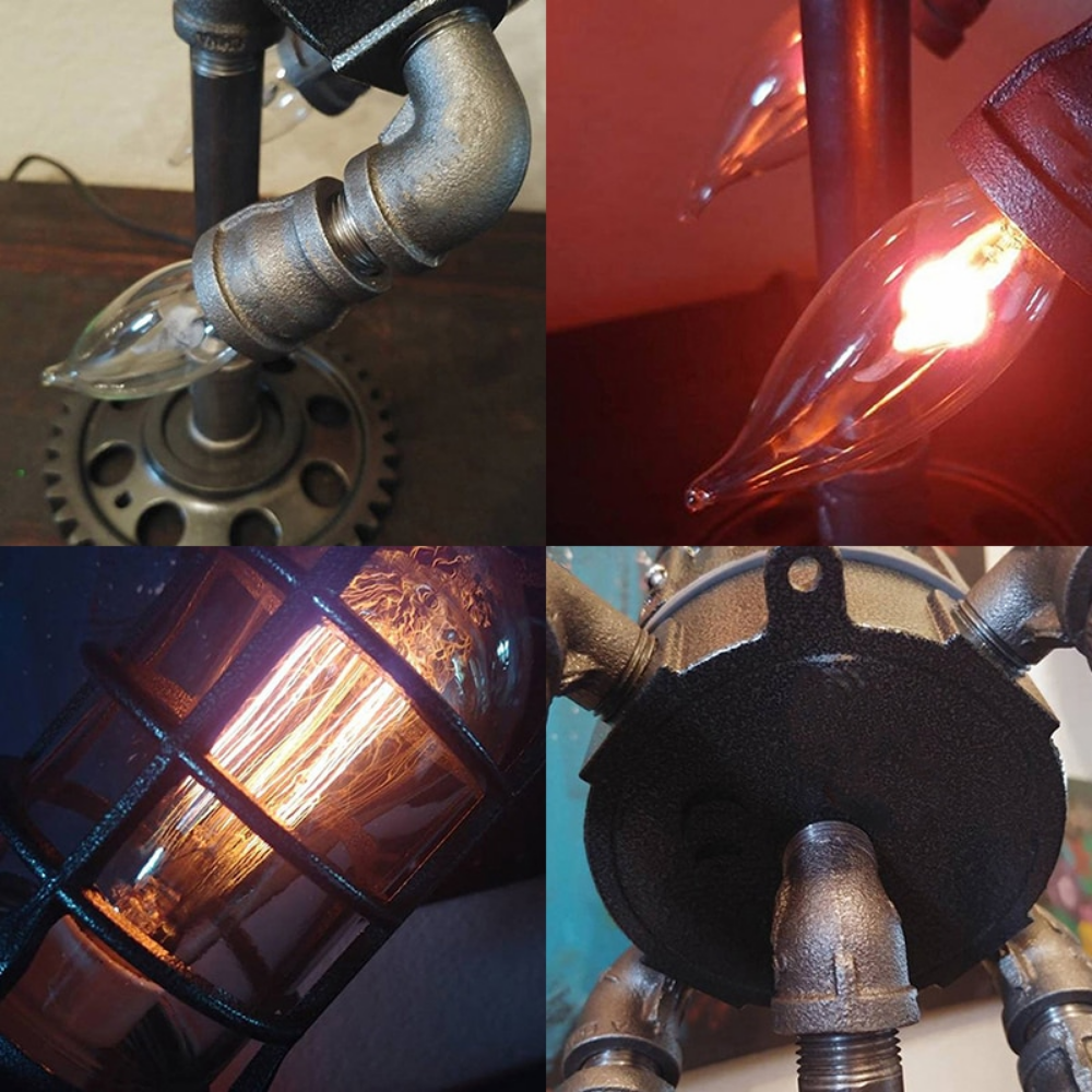 Rocket Fire Table Lamp