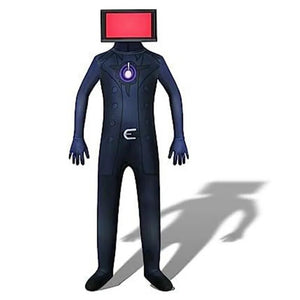 3D Skibidi Toilet Cosplay Bodysuit Costume