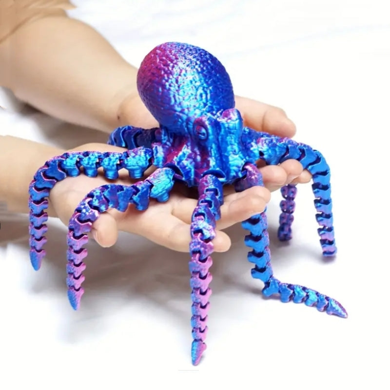 3D Printed Octopus Fidget Toy 27cm