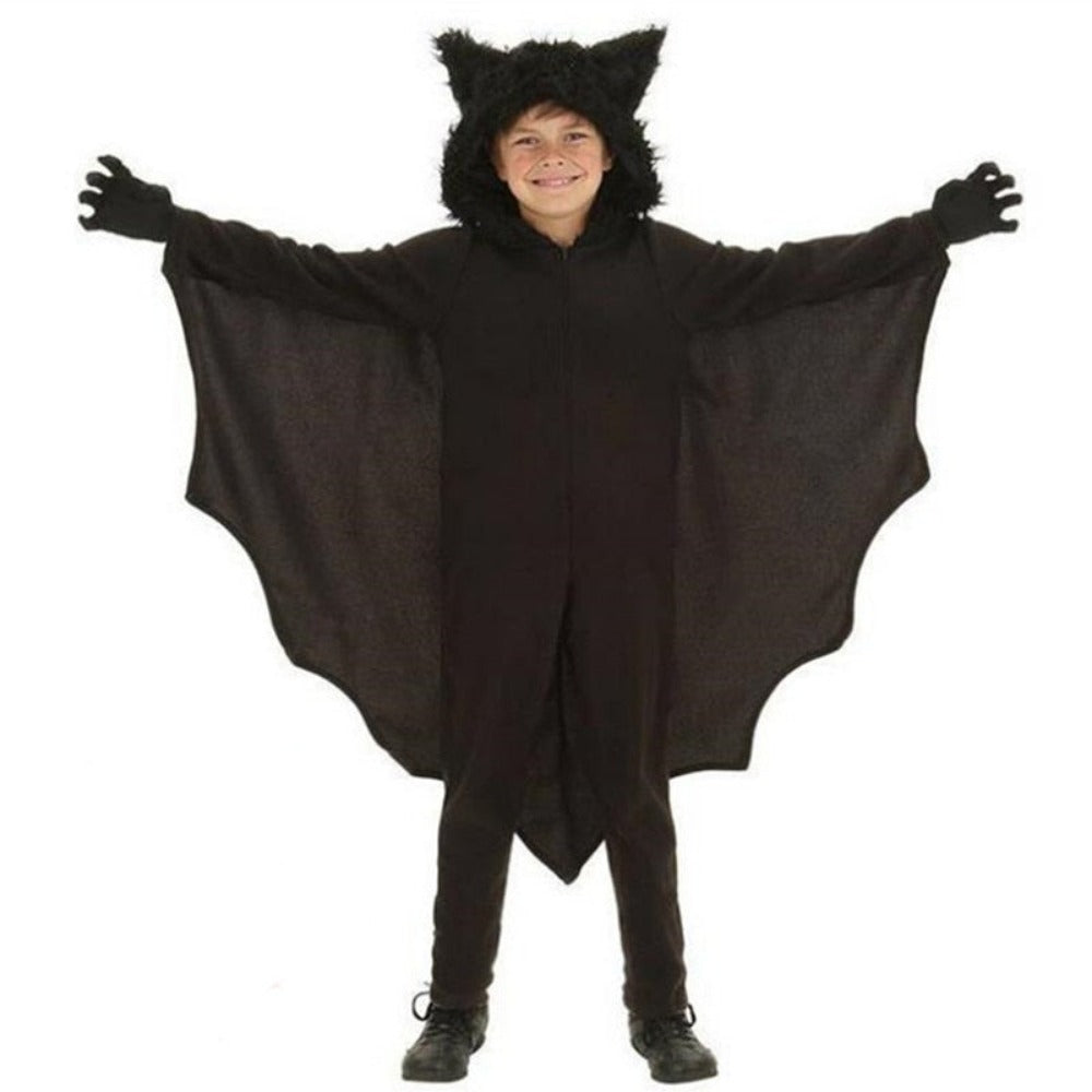 Bat Vampire Hooded Costume (Size S-XL) Kids