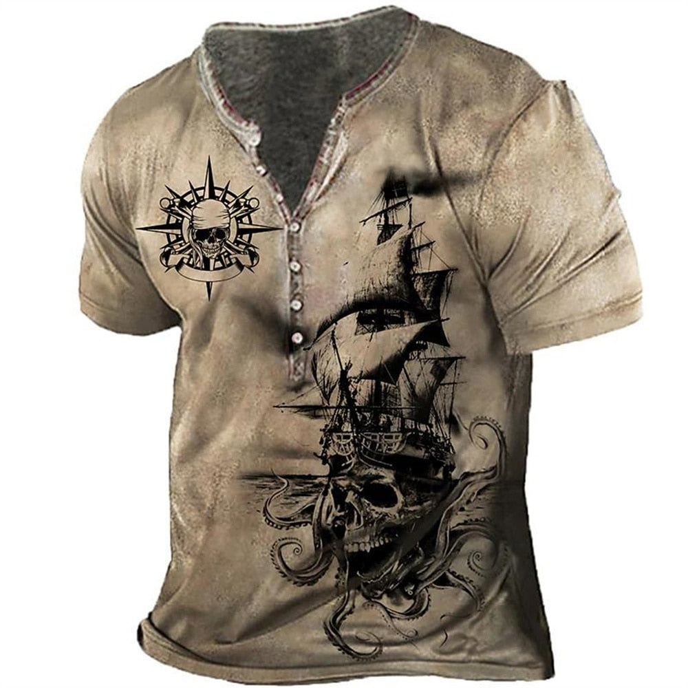 Captain Tees Pirate Shirt (11 Style) S-6XL