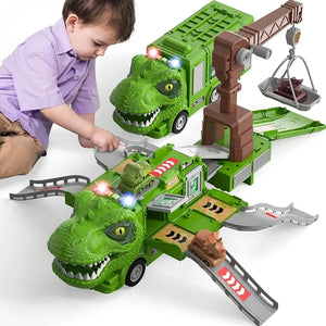 Dinosaur Construction Site Truck Set (2 Colors)