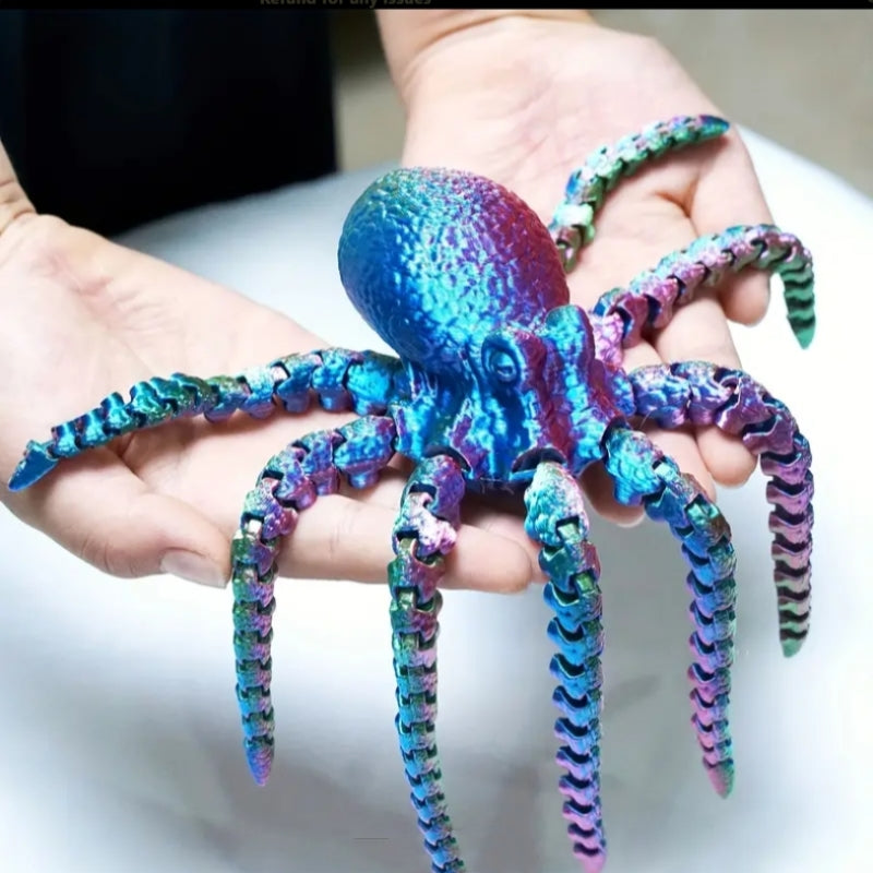 3D Printed Octopus Fidget Toy 27cm