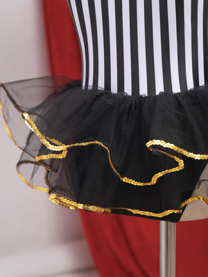 Carnival Circus Ringmaster Costume | Tutu Leotard Dress Children's Size (3 Colors)