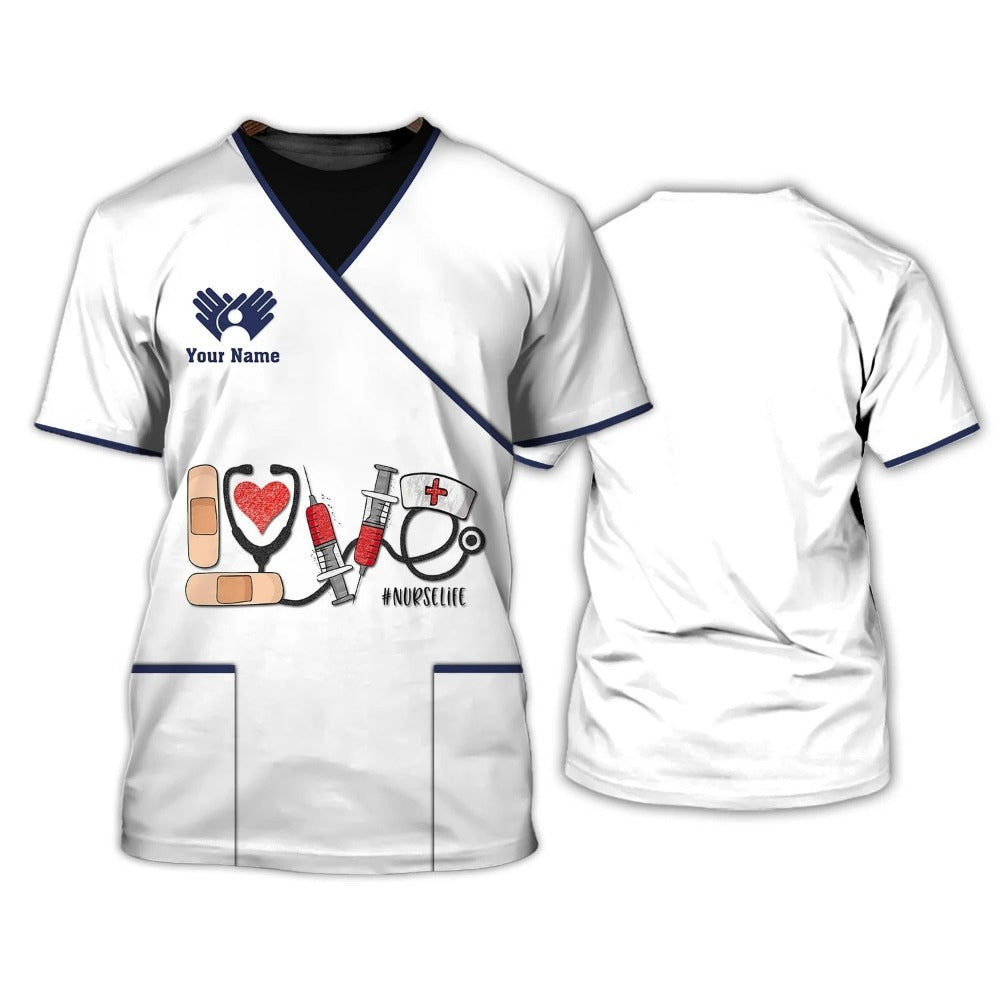 Custom Name Medical Shirt (12 Colors) M-6XL Nurse, Doctor, Dentist & More