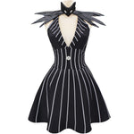 Jack Skellington Inspired Dress Cosplay Costume Set (Size S-2XL)