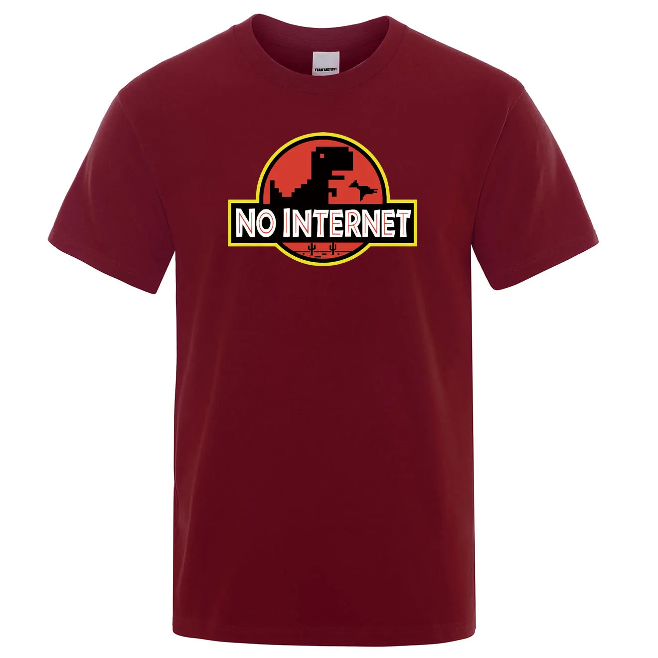 No Internet T-Rex T Shirt (5 Colors) S-3XL