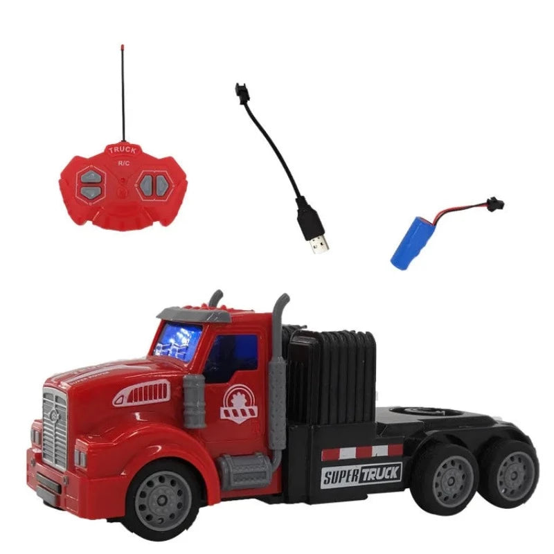 Remote Control Trailer Truck Car Toy (9 Style) Rechargeable